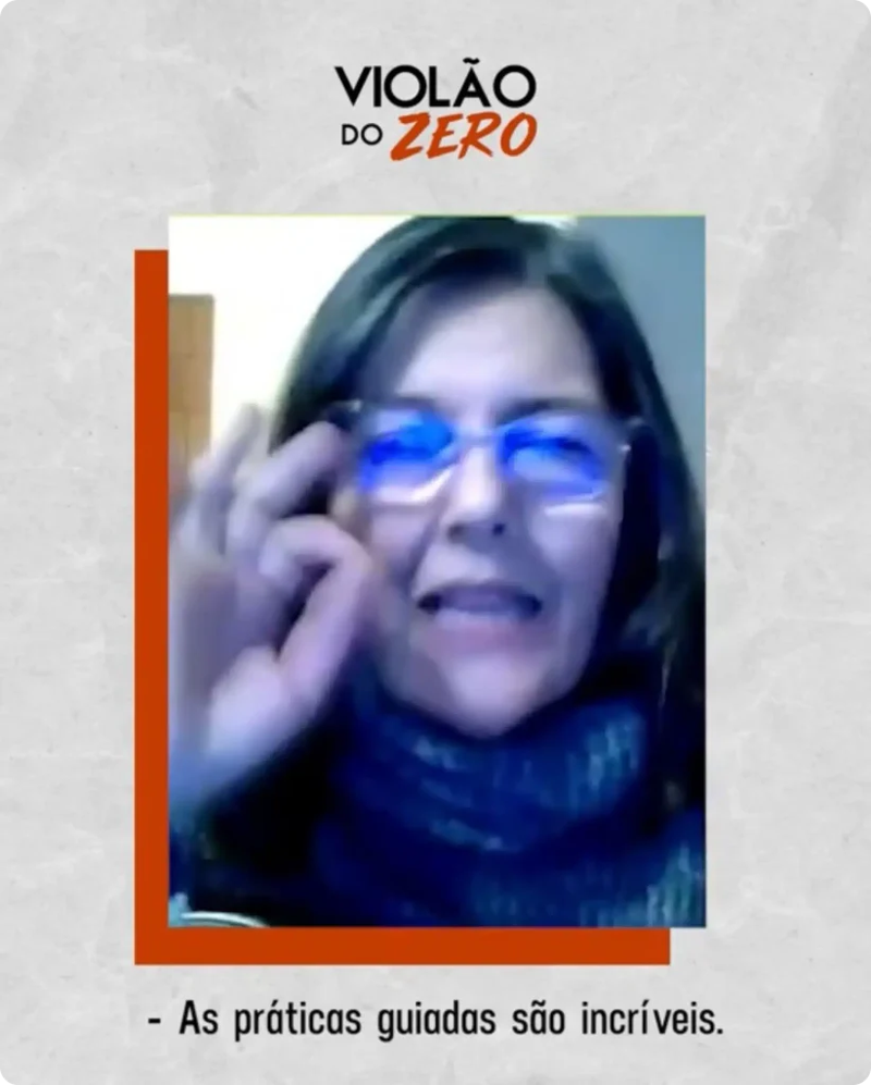 Print de mensagem de aluno elogiando o curso