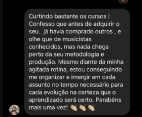 Depoimento de aluno